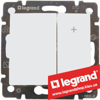 Светорегулятор кнопочный Legrand Valena 40-400Вт 770062 (белый)