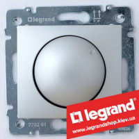 Светорегулятор поворотный Legrand Valena 40-400Вт 770261 (алюминий)