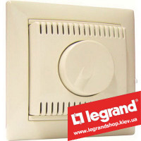 Светорегулятор поворотно-нажимной Legrand Valena 100-1000Вт 774160 (слоновая кость)