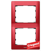 Рамка 2-я вертикальная Legrand Galea Life 771906 (магический красный)