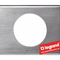 Рамка 1-я Legrand Celiane 69101 (фактурная сталь)