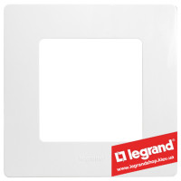 Рамка 1-я Legrand Etika 672501 (белая)