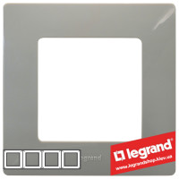 Рамка 4-я Legrand Etika 672524 (светлая галька)