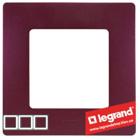 Рамка 3-я Legrand Etika 672563 (сливовый)
