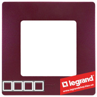 Рамка 4-я Legrand Etika 672564 (сливовый)