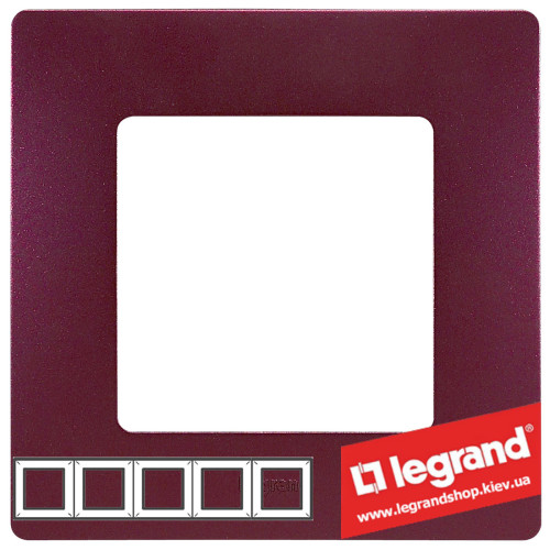 Рамка 5-я Legrand Etika 672565 (сливовый)