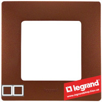 Рамка 2-я Legrand Etika 672572 (какао)