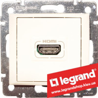 Розетка аудио/видео HDMI Legrand Valena 770085 (белая)