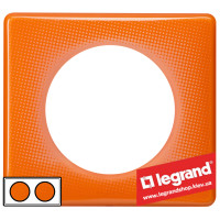 Рамка 2-я Legrand Celiane 66652 (оранжевый муар)