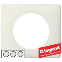 Рамка 3-я Legrand Celiane 66703 (белая перкаль)