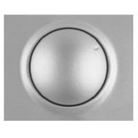 Лицевая панель Legrand Galea Life для светорегулятора поворотно-нажимного 420Вт 771360 (алюминий)