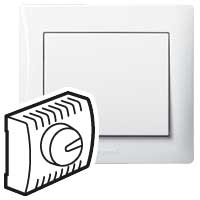 Лицевая панель Legrand Galea Life для светорегулятора поворотно-нажимного 1000Вт 777059 (белая)