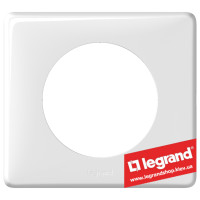Рамка 1-я Legrand Celiane 66631 (белый глянец)